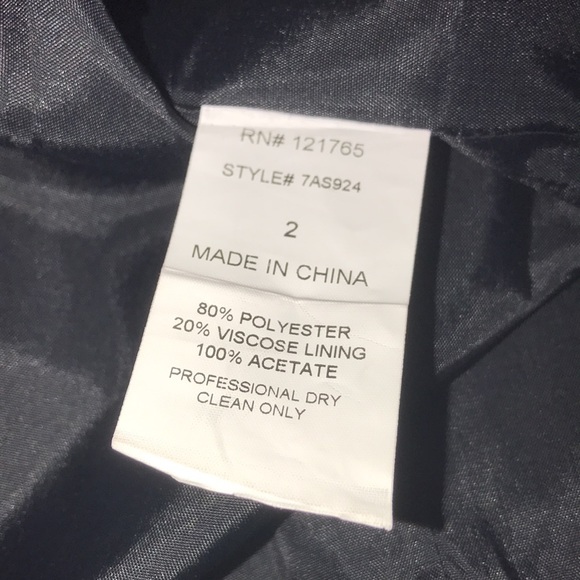 Poleci Pencil Skirt, Black, Texturized, Size 2 - Picture 16 of 16